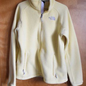 The North Face Yellow Fleece Jacket- Size M